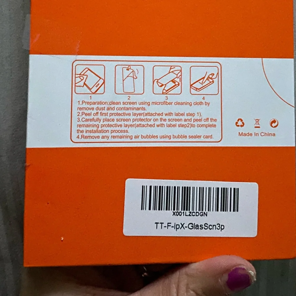 3 Pack Of Screen Protectors for iPhone X